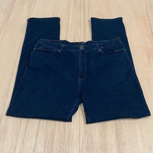 Lee slimming fit slim straight women 18 blue